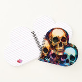 Funky Skulls Notizblock (Innenseite)
