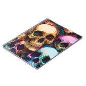 Funky Skulls Notizblock (Linke Seite)
