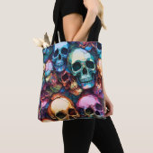 Funky Skulls Tasche (Von Nahem)