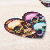 Funky Skulls Untersetzer (angewinkelt)