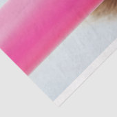 Funky Sloth mit rosa Kopfhörer und Diskothek Seidenpapier (Ausschnitt)