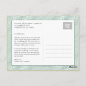 Funky Snapshots Vielen Dank Postcard Postkarte (Rückseite)