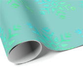Funky Snowflakes Geschenkpapier (Rolleneckpunkt)