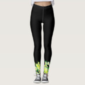 Funky Sour Figs Blume Muster Leggings (Vorderseite)