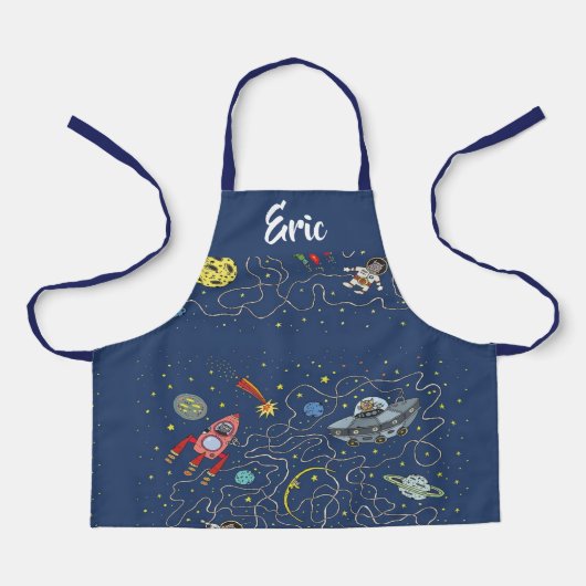 Funky Space Cats Schürze (Vorderseite)