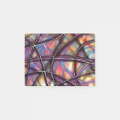 Funky Space Highway Post-it Klebezettel (Vorderseite)