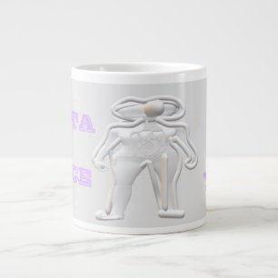 Funky Space ist der richtige Ort Jumbo-Tasse
