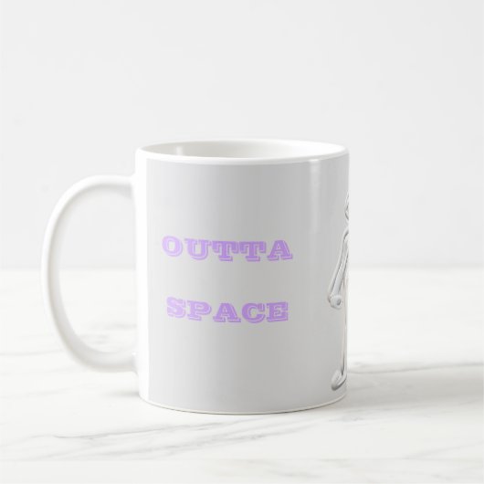 Funky Space ist der richtige Ort Kaffeetasse (Links)