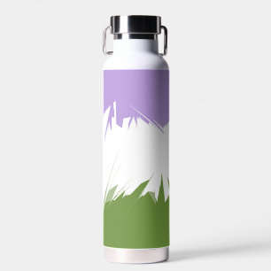 Funky Spiky ZigZag Abstrakte Genderqueer-Stolz-Fla Trinkflasche