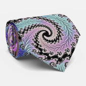 Funky Spiral Fraktal Krawatte (Gerollt)