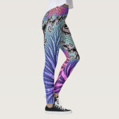 Funky Spiral-Fraktal Leggings (Rechts)