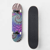Funky Spiral Fraktal Skateboard (Vorderseite)