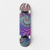 Funky Spiral Fraktal Skateboard (Vorderseite)