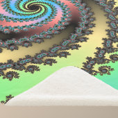 Funky Spiral Pastel Rainbow Fraktal Sherpadecke