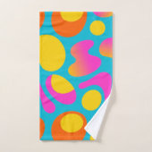Funky Splash – Boogie Abstract Retro Handtuch Badhandtuch Set (Handtuch)