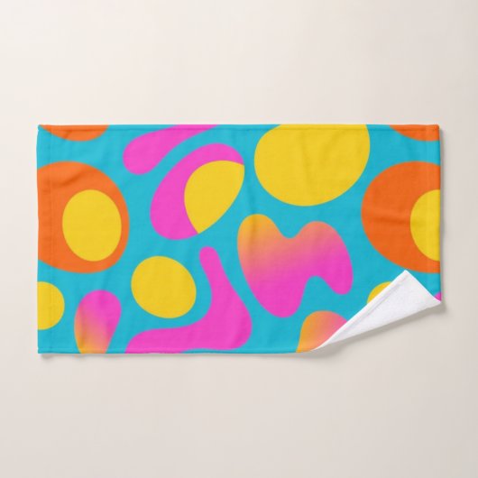 Funky Splash – Boogie Abstract Retro Towel Badhandtuch Set (Handtuch)