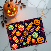 Funky Spooky Candy und Jack-o' Lanterns Halloween Seidenpapier