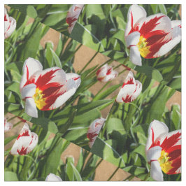 Funky Spring Tulip Fabric Stoff