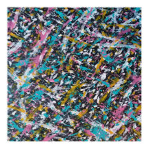 Funky Spritzer Art on Black