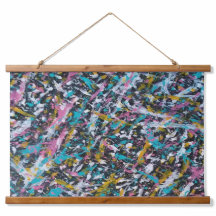 Funky Spritzer Art on Black