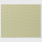 Funky Squares Wrapping Paper Geschenkpapier (Flach)