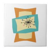 Funky Squeezed Rectangle Mitte des Jahrhunderts Fliese (Vorderseite)