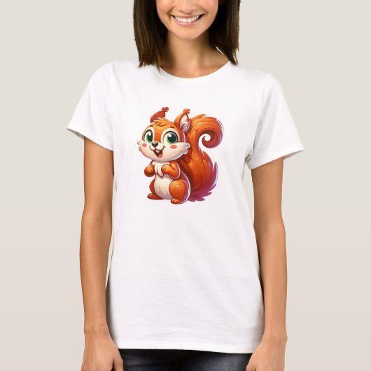 Funky Squirrel T-Shirt (Vorderseite)