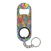 Funky Stached Glass Magic Mini Flaschenöffner (Rückseite)