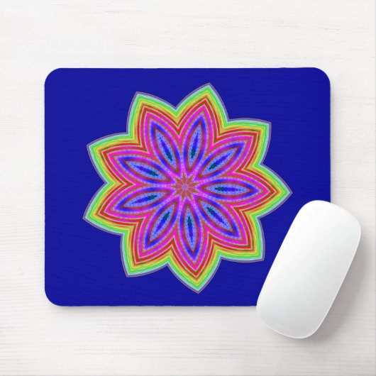 Funky Star Blume Mousepad (Mit Mouse)