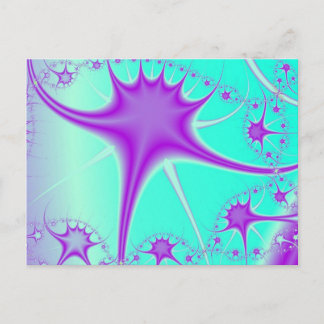 Funky Star Postcard Postkarte