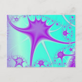 Funky Star Postcard Postkarte (Vorderseite)