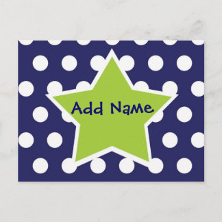 Funky Star tun Sie es selbst Danke Postcard Postkarte