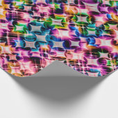 Funky Stars, bunt Geschenkpapier (Ecke)