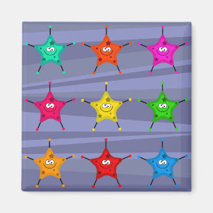 Funky Stars Magnet