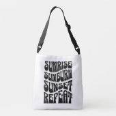 Funky Summer Tragetaschen Mit Langen Trägern (Rückseite)