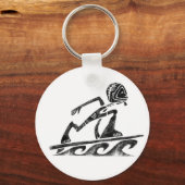 Funky Surfer Schlüsselanhänger (Vorderseite)