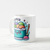 Funky Sushi Kaffeetasse (Vorderseite Links)