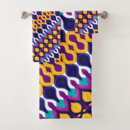 Funky symmetrisch badhandtuch set