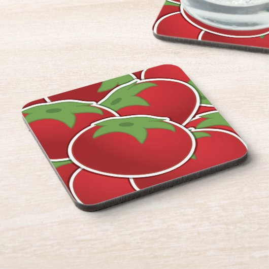 Funky Tomato Getränkeuntersetzer (Linke Seite)