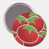 Funky Tomato Magnet (Vorderseite/Rückseite)