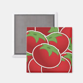 Funky Tomato Magnet (Vorderseite/Rückseite)
