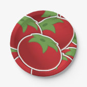 Funky Tomato Pappteller (Vorderseite)