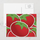 Funky Tomato Postkarte (Vorne/Hinten)