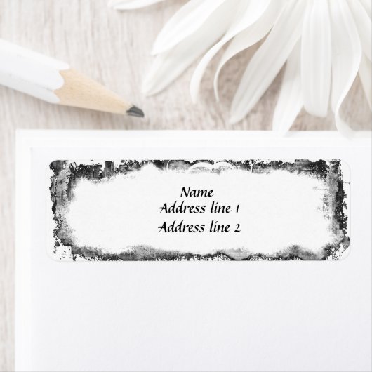 Funky Torn Paper Address Labels (Insitu)
