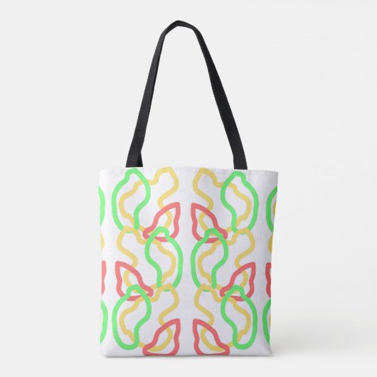 Funky Tote Bag Tasche (Rückseite)