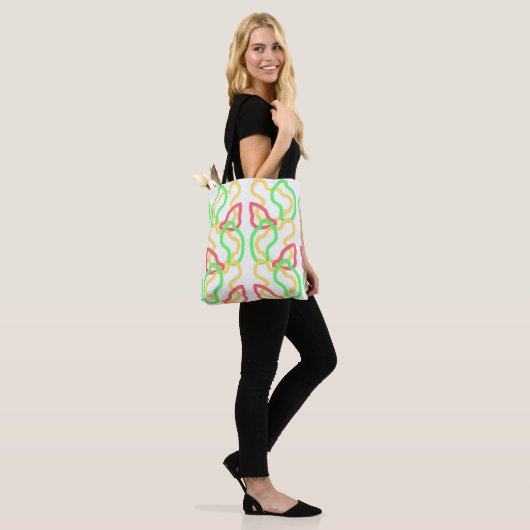 Funky Tote Bag Tasche (Am Model)