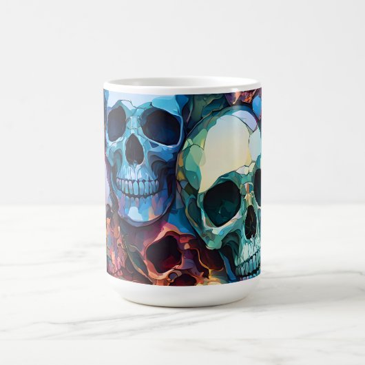 Funky Totenköpfe Kaffeetasse (Mittel)