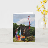 Funky Town Karte (Gelbe Blume)