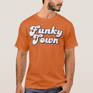 Funky Town Roller Disco Outfit Retro 70er Jahre Ko T-Shirt