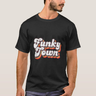 Funky Town Roller Disco Outfit Retro 70er Kostüm F T-Shirt